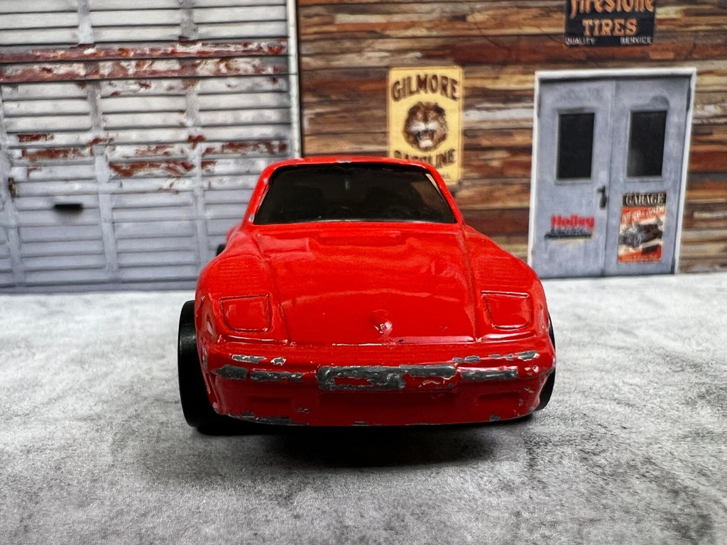 🇩🇪🇩🇪 Hot Wheels Turbo Porsche 930 Red Car 1989 Made In Malaysia C12🇩🇪🇩🇪