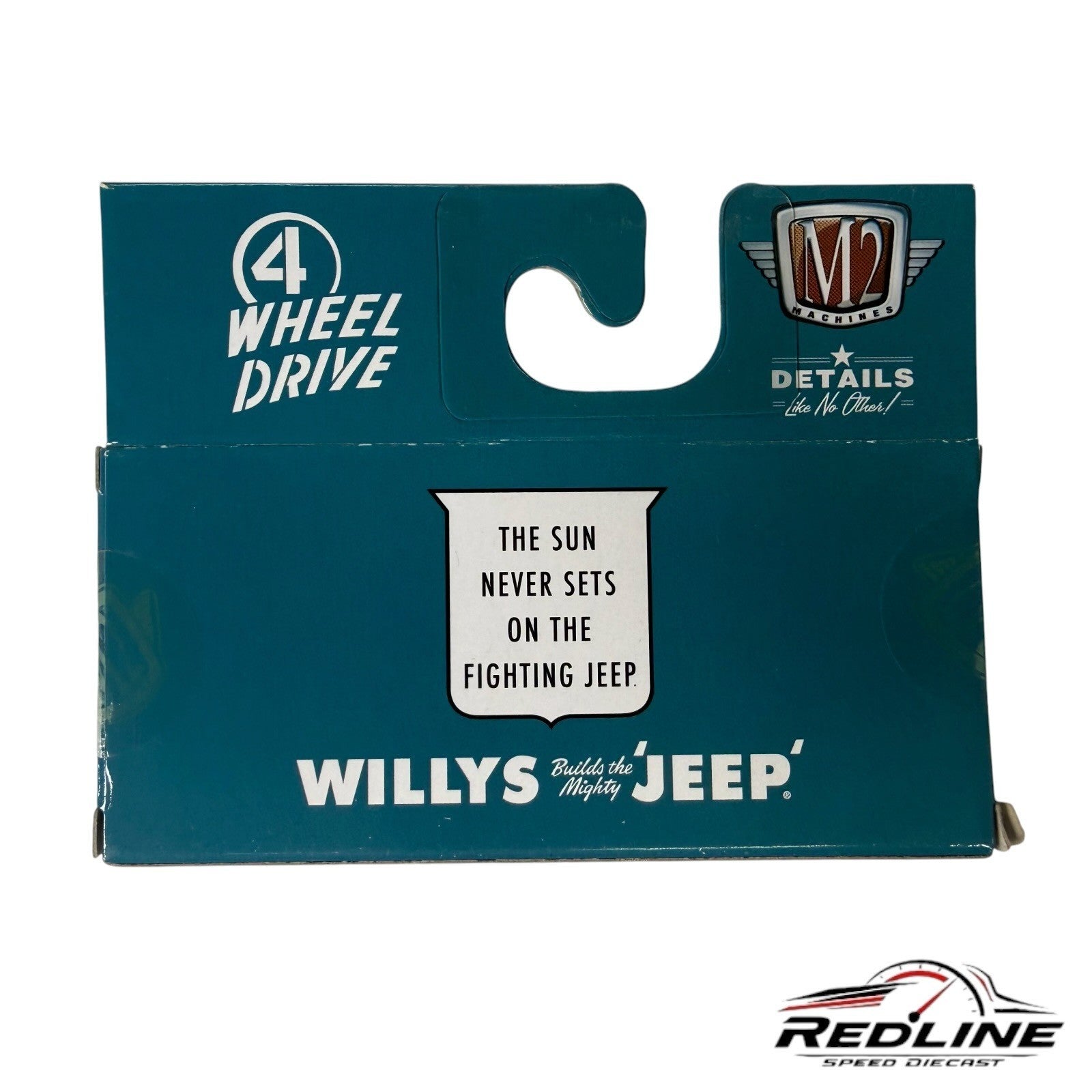 🎌🎌M2 Machines 1944 Willys MB Jeep Chase Red/Black Sealed 1:64 H15🎌🎌