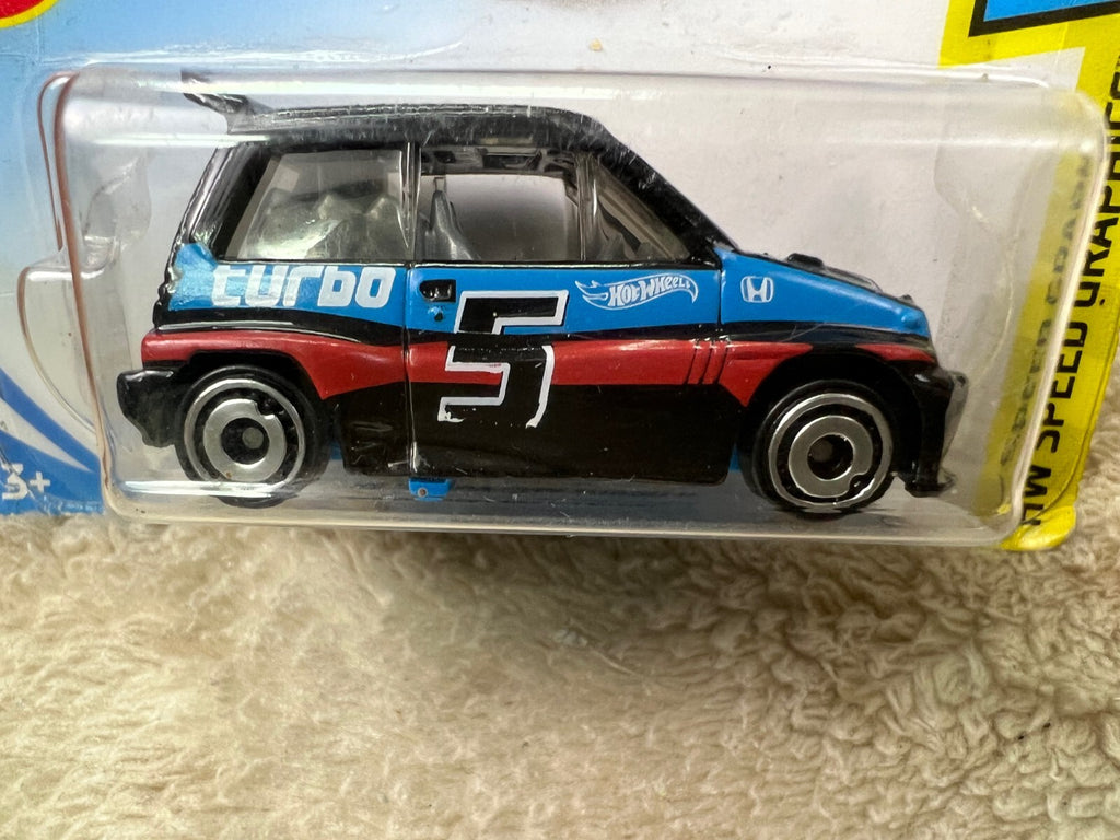 🔥🔥🔥Hotwheels 85 Honda City Turbo II HW Speed Graphics HW19🔥🔥🔥