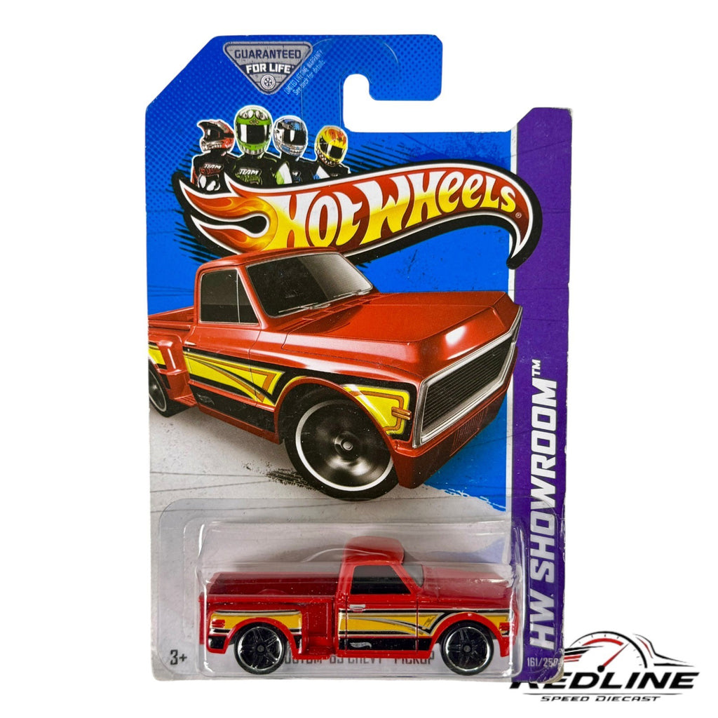🇺🇸Hot Wheels HW Showroom Custom '69 Chevy Pickup Redn 1:64 H6🇺🇸