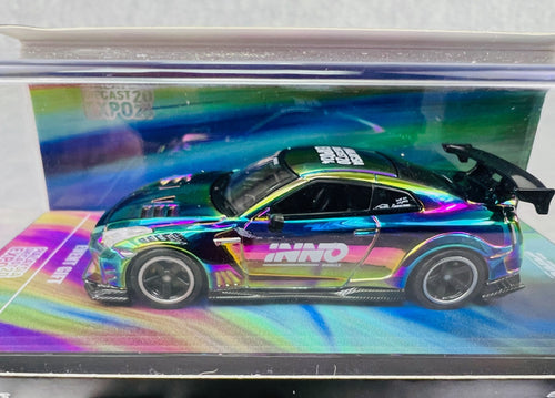 🎌INNO64 2024 Malaysia Diecast Expo Event Gift NISSAN SKYLINE GT-R R35 48 MADE🎌