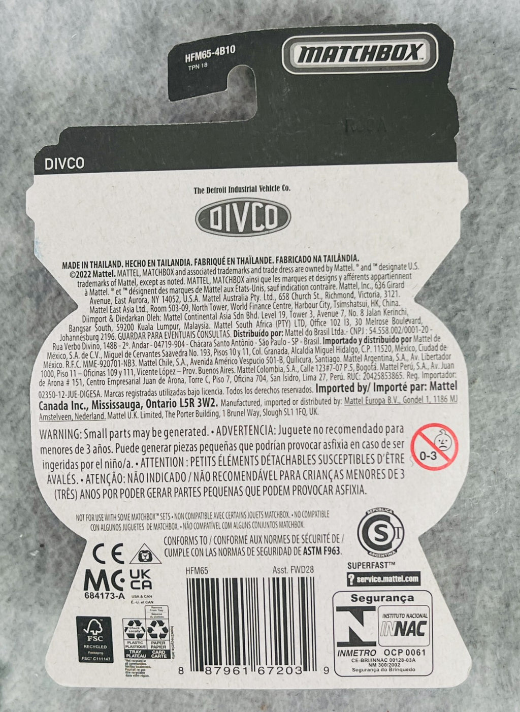 🔥🔥🔥Matchbox Moving Parts DIVCO 26/50 1:64 GREEN H17🔥🔥🔥