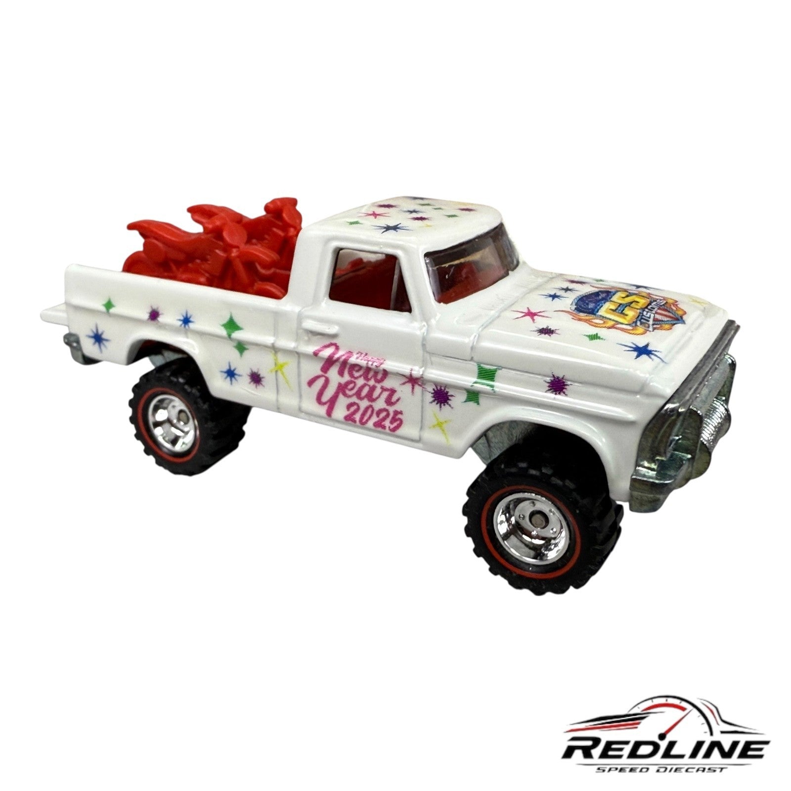 🇺🇸🇺🇸Hot Wheels Texas Drive 'em CUSTOM Happy New Year 2025 LOOSE 🇺🇸🇺🇸