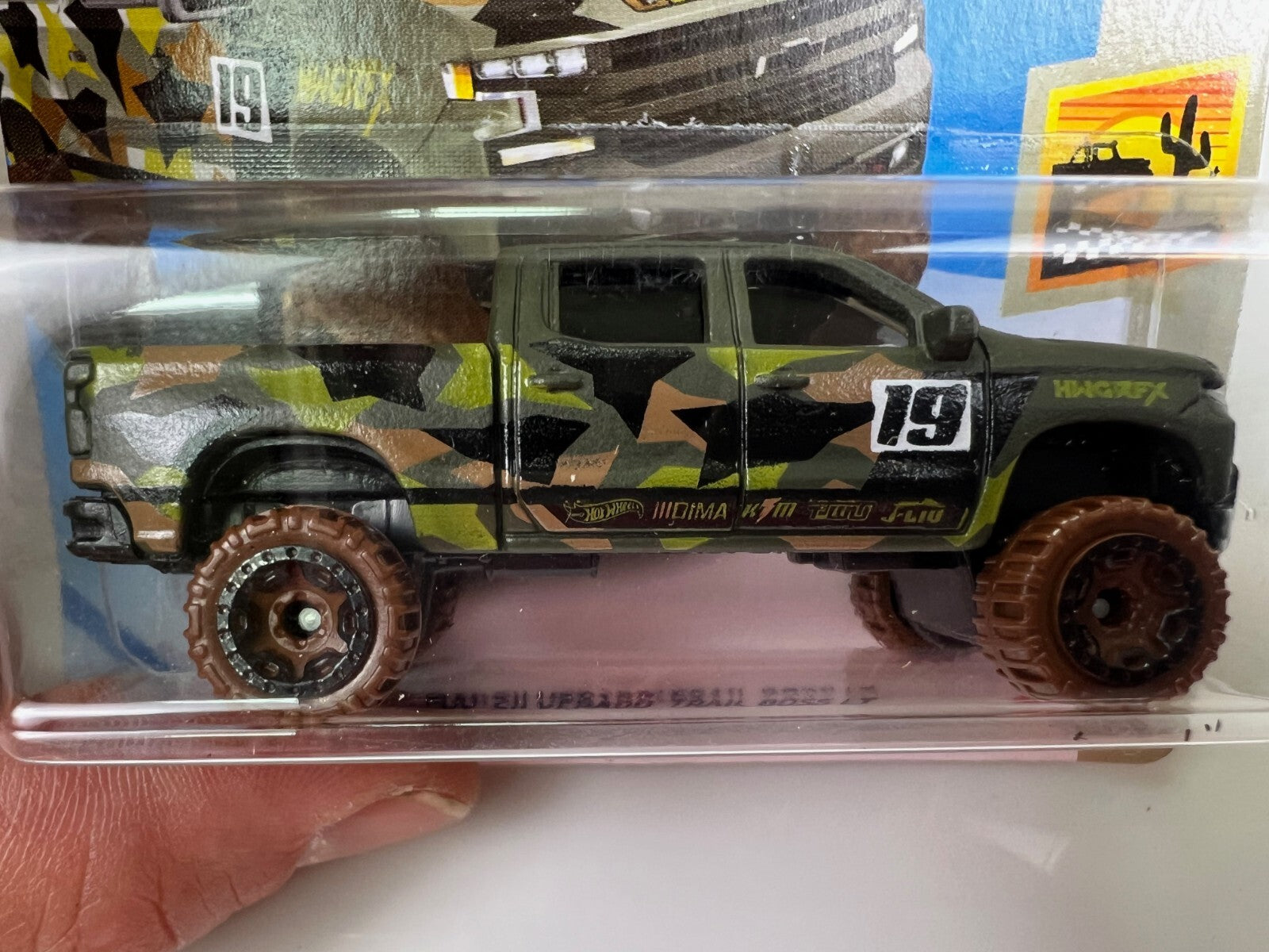 🇺🇸Hotwheels Chevy Silverado Trail Boss LT Baja Blazers Short Card HW06🇺🇸