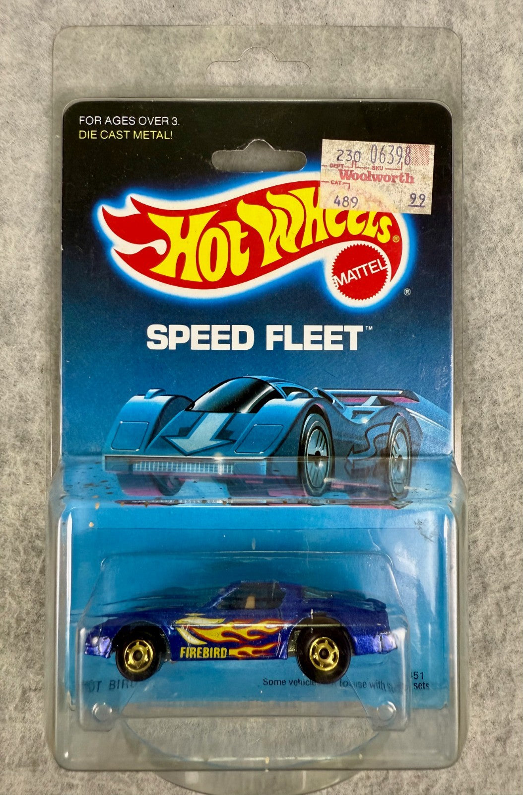 🦅🦅🦅Vintage Hot Wheels Speed Fleet Blue Hot Bird H22🦅🦅🦅