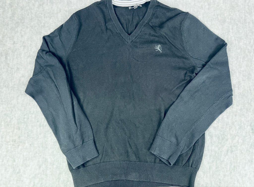 🔥🔥🔥Express Mens White Long Sleeve V-neck Sweater Size Large 🔥🔥🔥