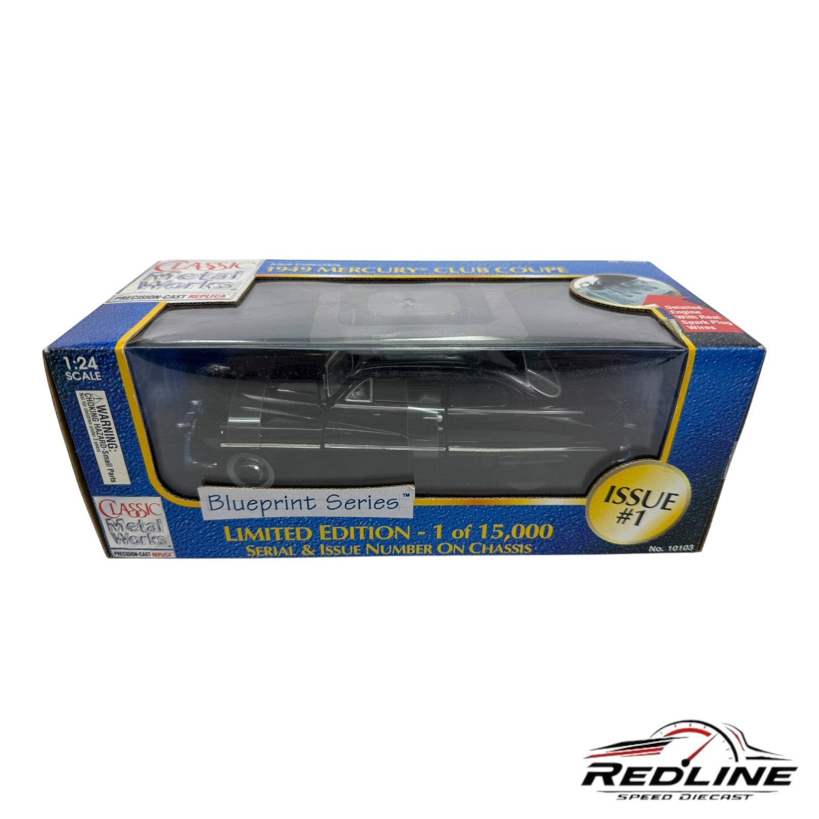 Classic Metal Works Blueprint Series Issue #1 1949 Mercury Club Coupe 1:24 C3