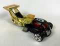 🔥🔥🔥🔥🔥🔥1998 HOT WHEELS WHATTA DRAG CAR LOOSE BLACK & GOLD 🔥🔥🔥🔥🔥🔥