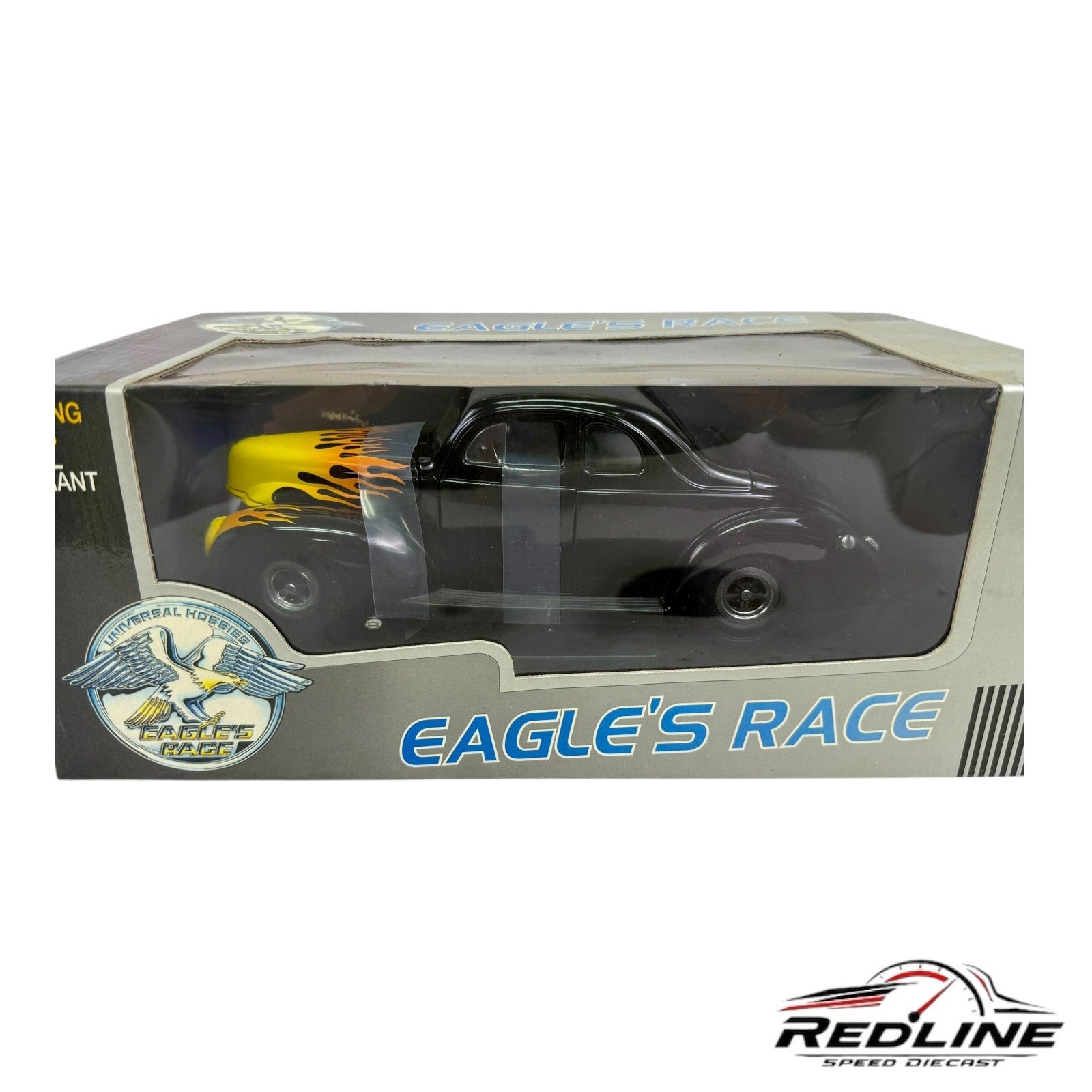 🇺🇸🇺🇸🇺🇸Eagle's Race 1940 Ford Deluxe Hot Rod Black 1:18 HW🇺🇸🇺🇸🇺🇸