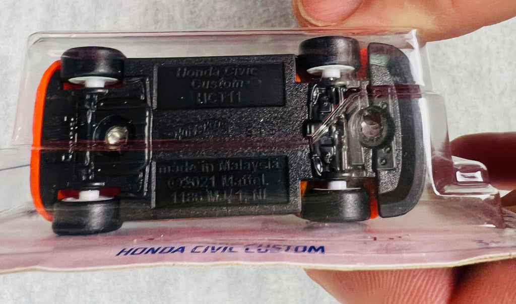 🎌🎌🎌Hot Wheels Honda Civic Custom WHEEL SWAP REAL RIDERS H30🎌🎌🎌