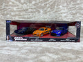Fast & Furious Diecast  Set Buick Grand National Toyota Supra Nissan GT-R R35.