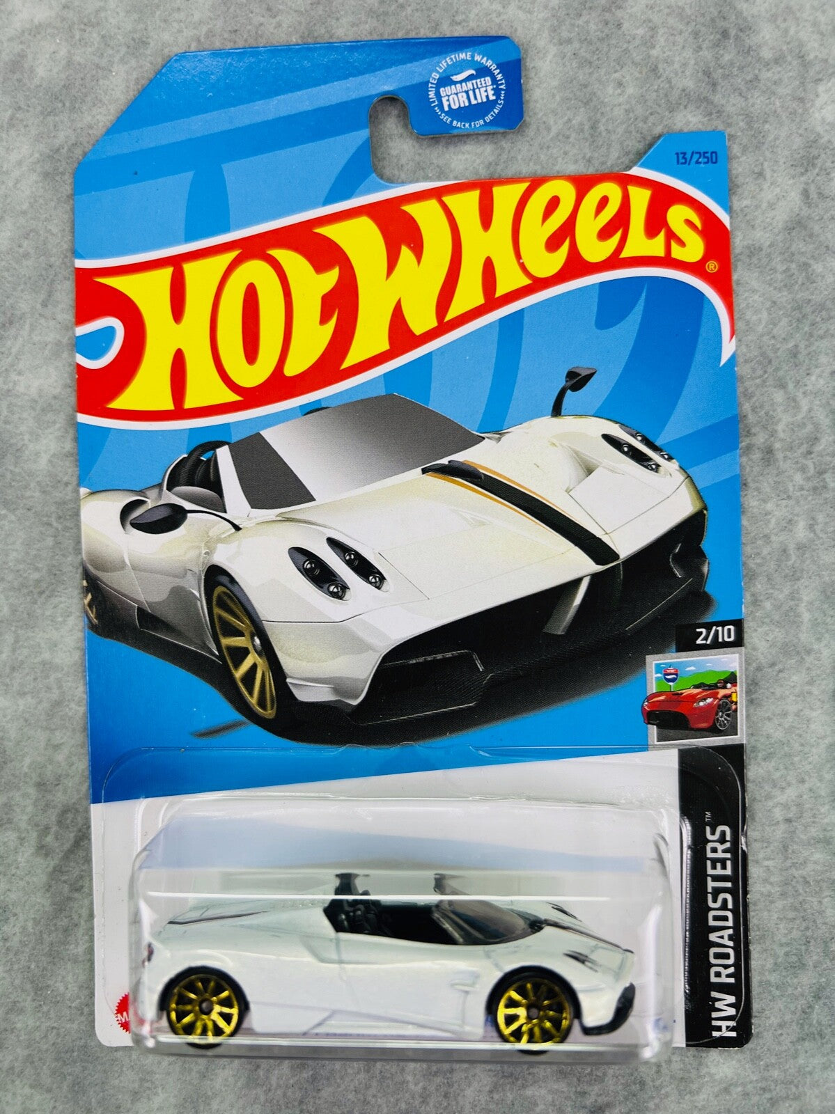 🇮🇹🇮🇹Hotwheels '17 Pagani Huayra Roadster #13/250 HW Roadsters H24🇮🇹🇮🇹
