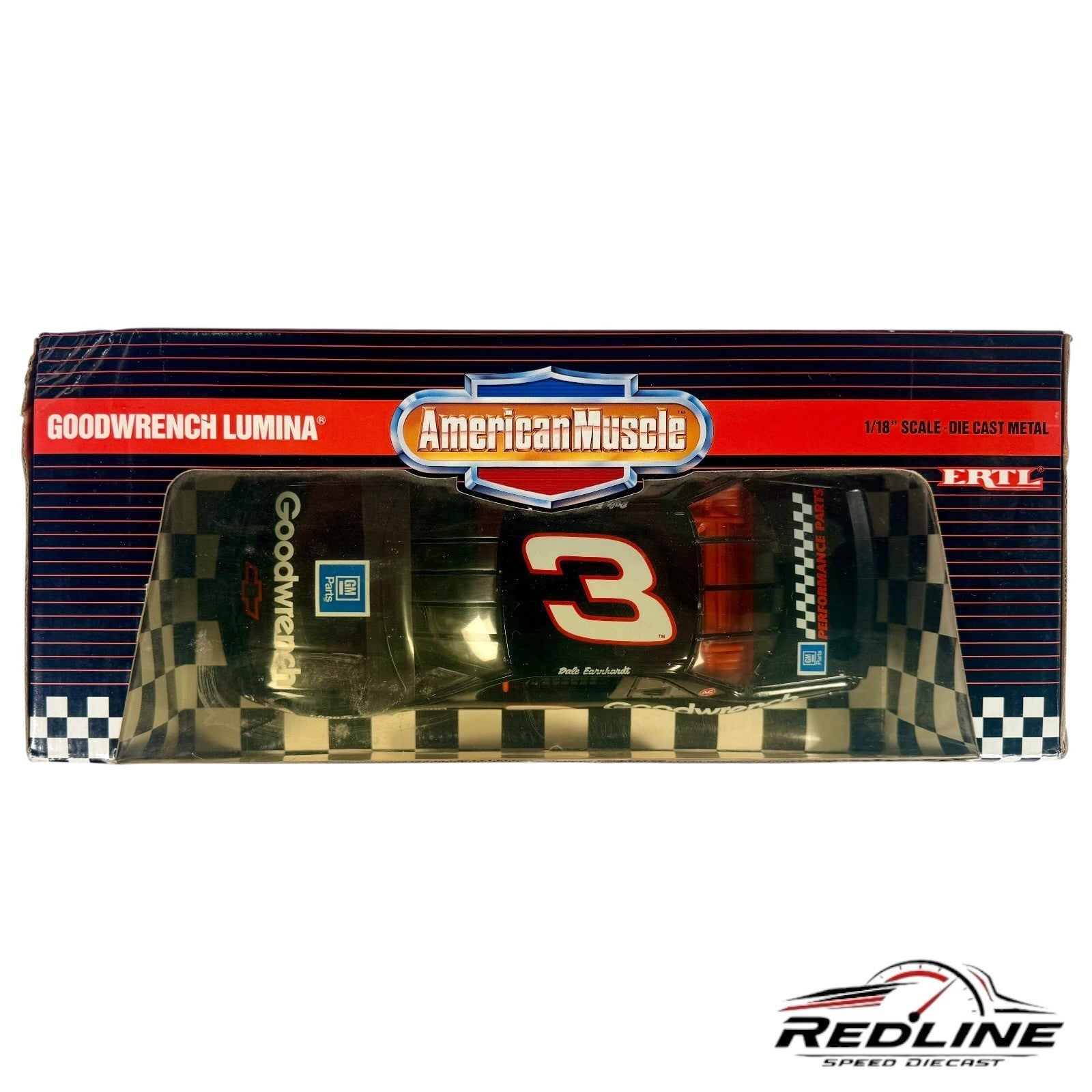 🏁Ertl American Muscle Dale Earnhardt Goodwrench Lumina 1:18 C3🏁