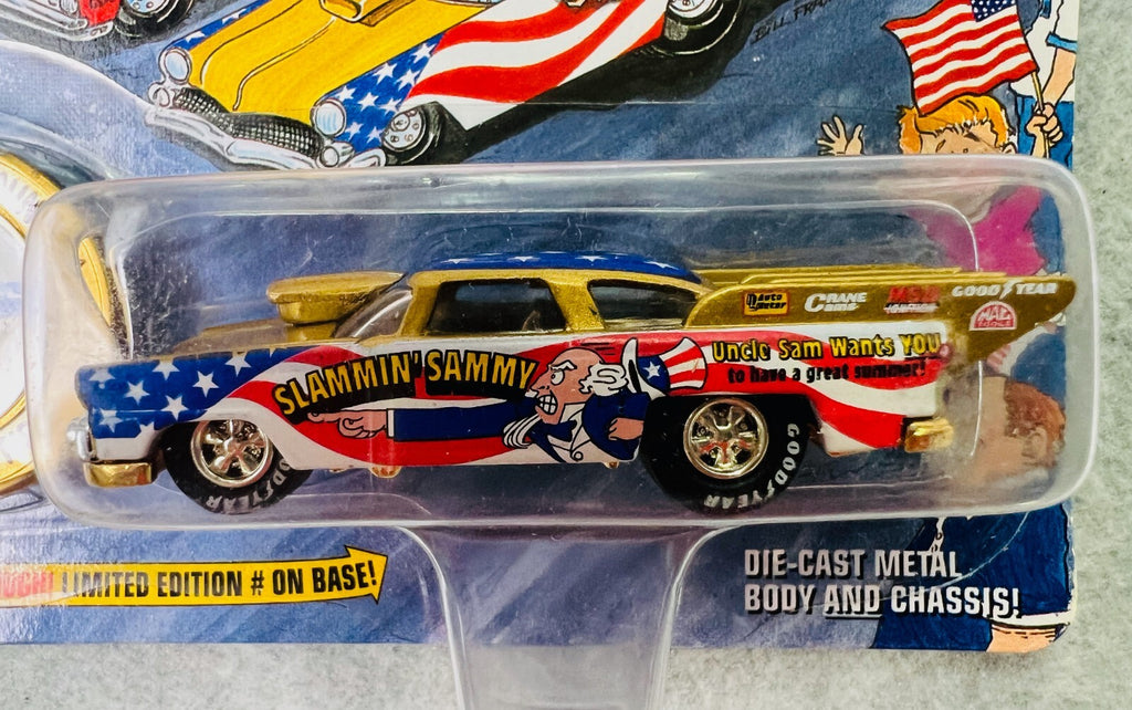 🇺🇸Johnny Lightning Dragsters USA Summer Fest Gold Slammin' Sammy  H29🇺🇸
