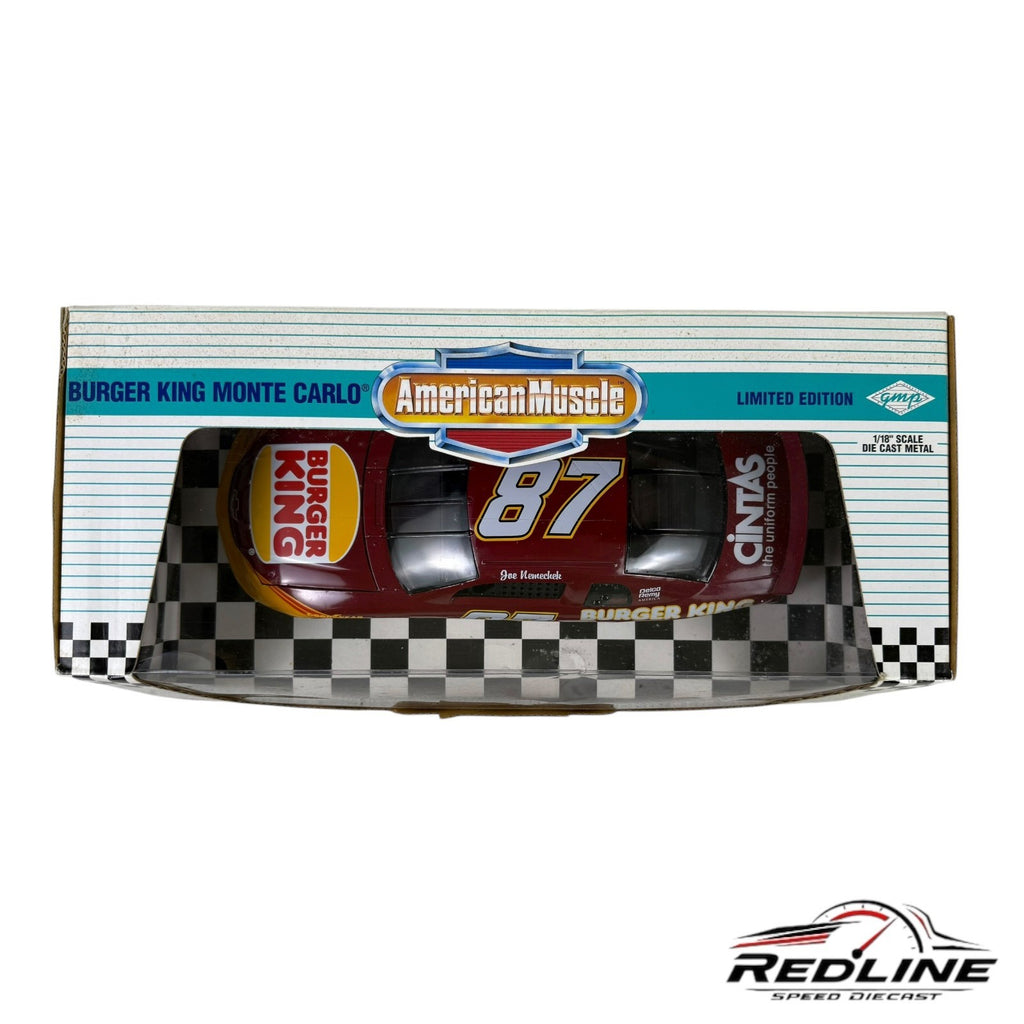 🏁🏁Ertl/GMP American Muscle Burger King Monte Carlo Car #87 1:18 TV🏁🏁