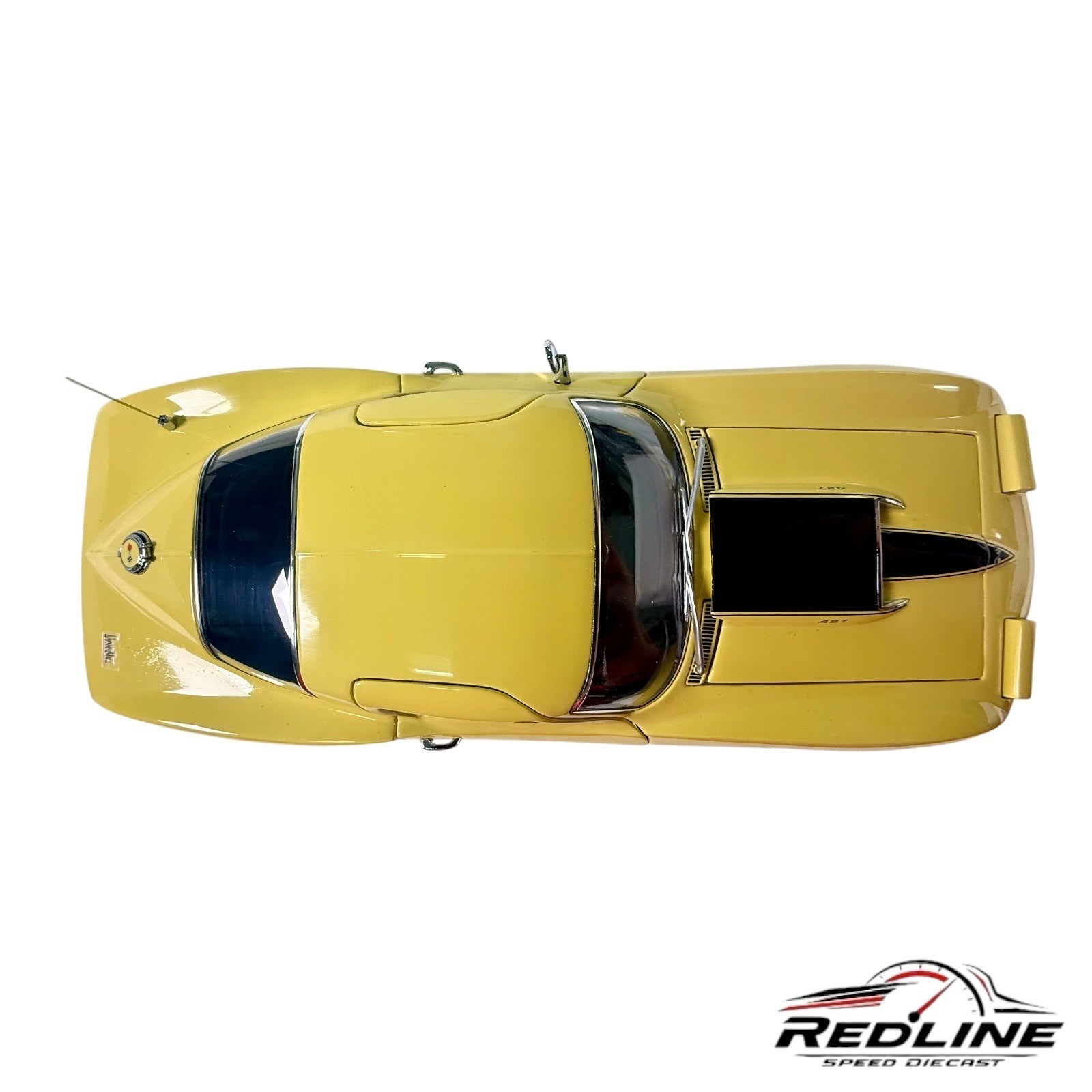 🇺🇸🇺🇸Danbury Mint 1 24 1967 Corvette Convertible Yellow 1:24 C2🇺🇸🇺🇸