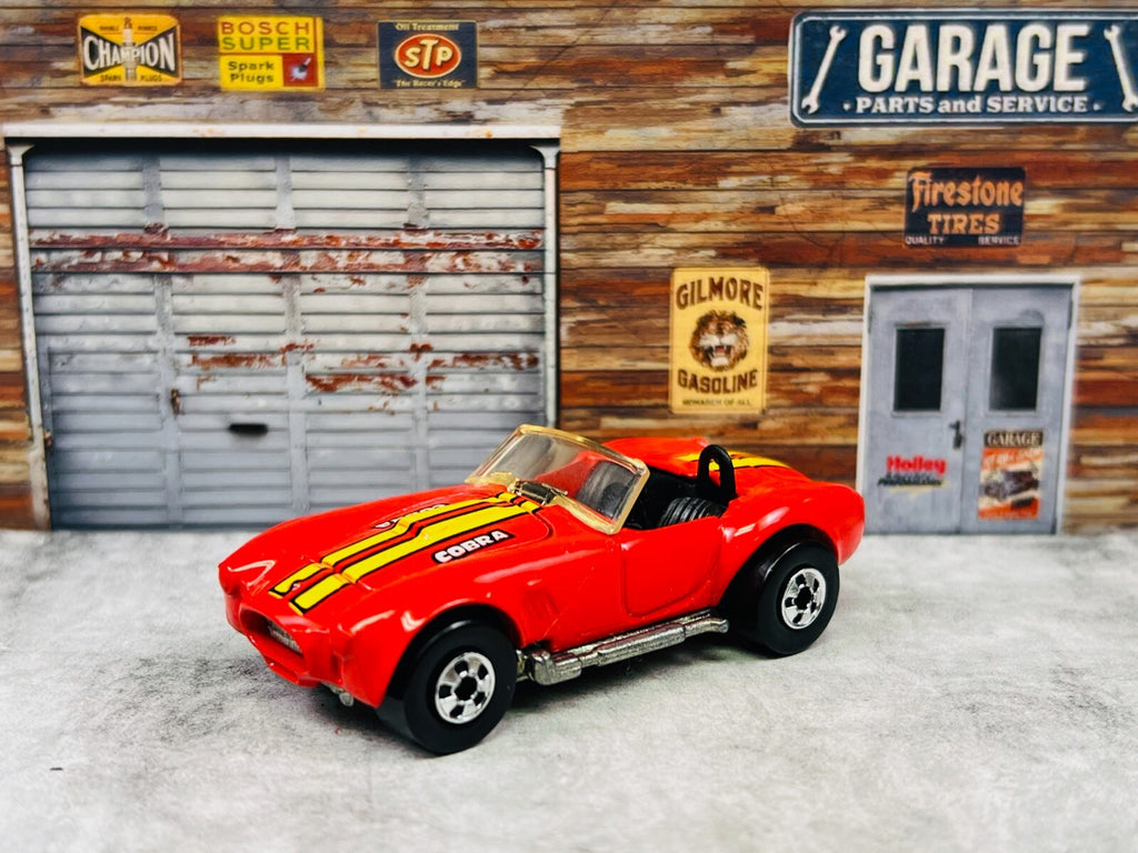 🇺🇸Hot Wheels Blackwalls  Classic Cobra Shelby 427 Red LOOSE 1982 C8🇺🇸
