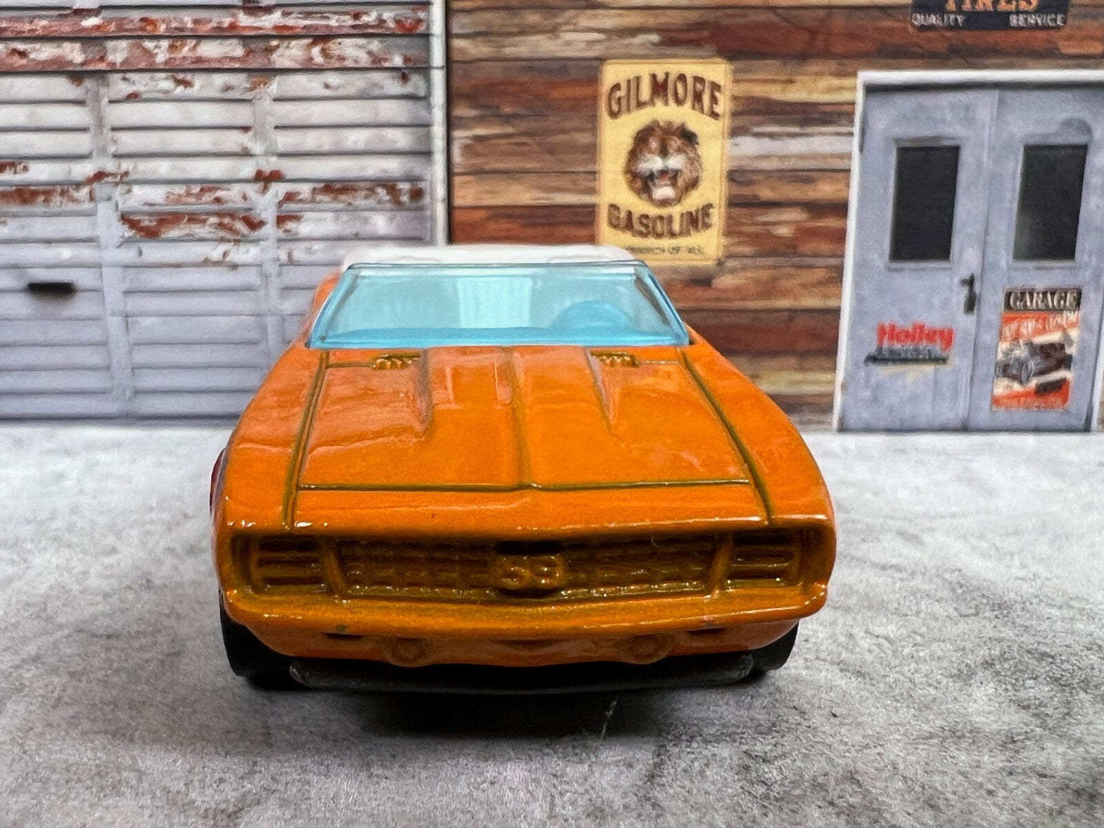 🔥🔥Hot Wheels 2006 Mattel 69 Camaro Convertible Orange Flames C16🔥🔥