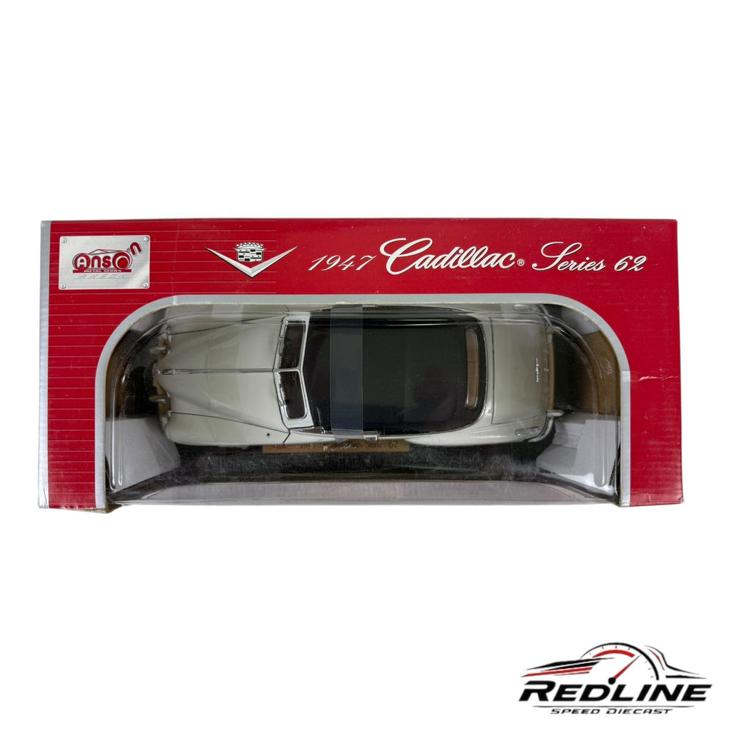 🦅🦅🦅Anson 1947 Cadillac Series 62 Convertible White 1:18 C1🦅🦅🦅