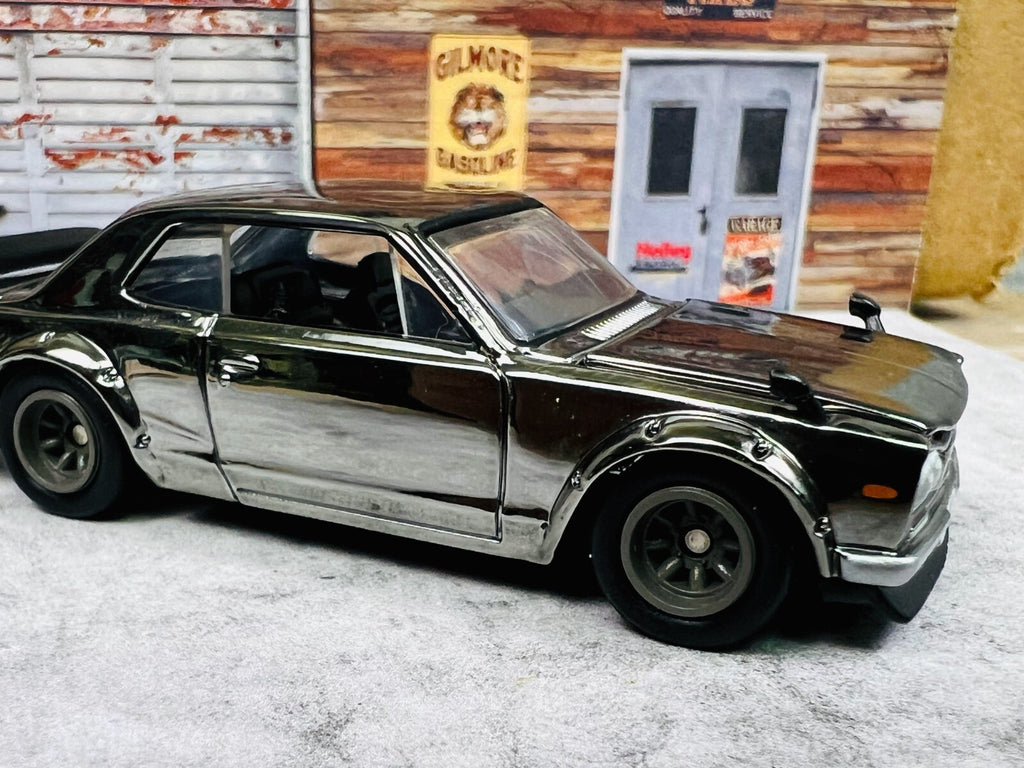 🔥Hot Wheels Redline Club RLC 1972 Nissan Skyline H/T 2000GT-R Chrome C11🔥
