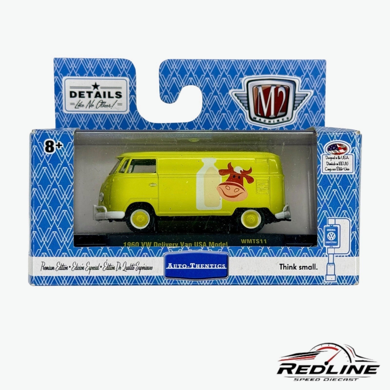 🇩🇪M2 Machines Auto Thentics 1960 VW Delivery Van USA Model WMTS11 H17🇩🇪