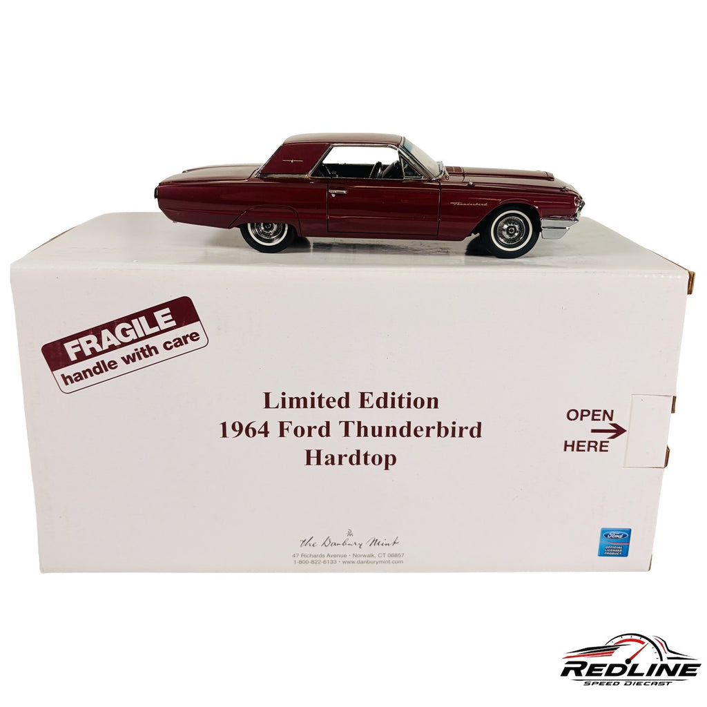 🦅🦅Danbury Mint Limited Edition 1964 Ford Thunderbird Hardtop 1:24 C2🦅🦅