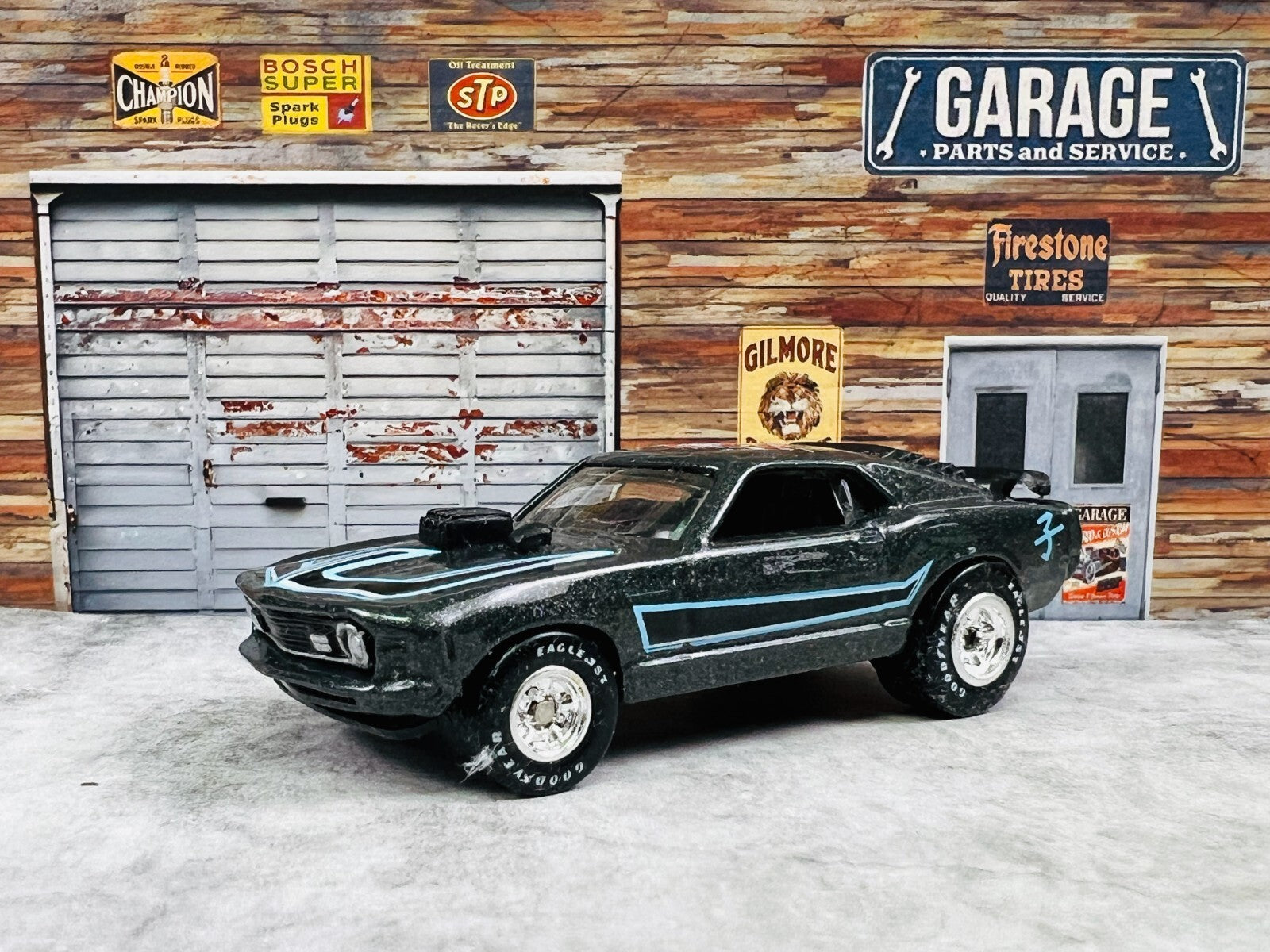 🔥Hot Wheels Mustang Mach 1 8th Annual Collectors Nationals Charcoal Variant C22