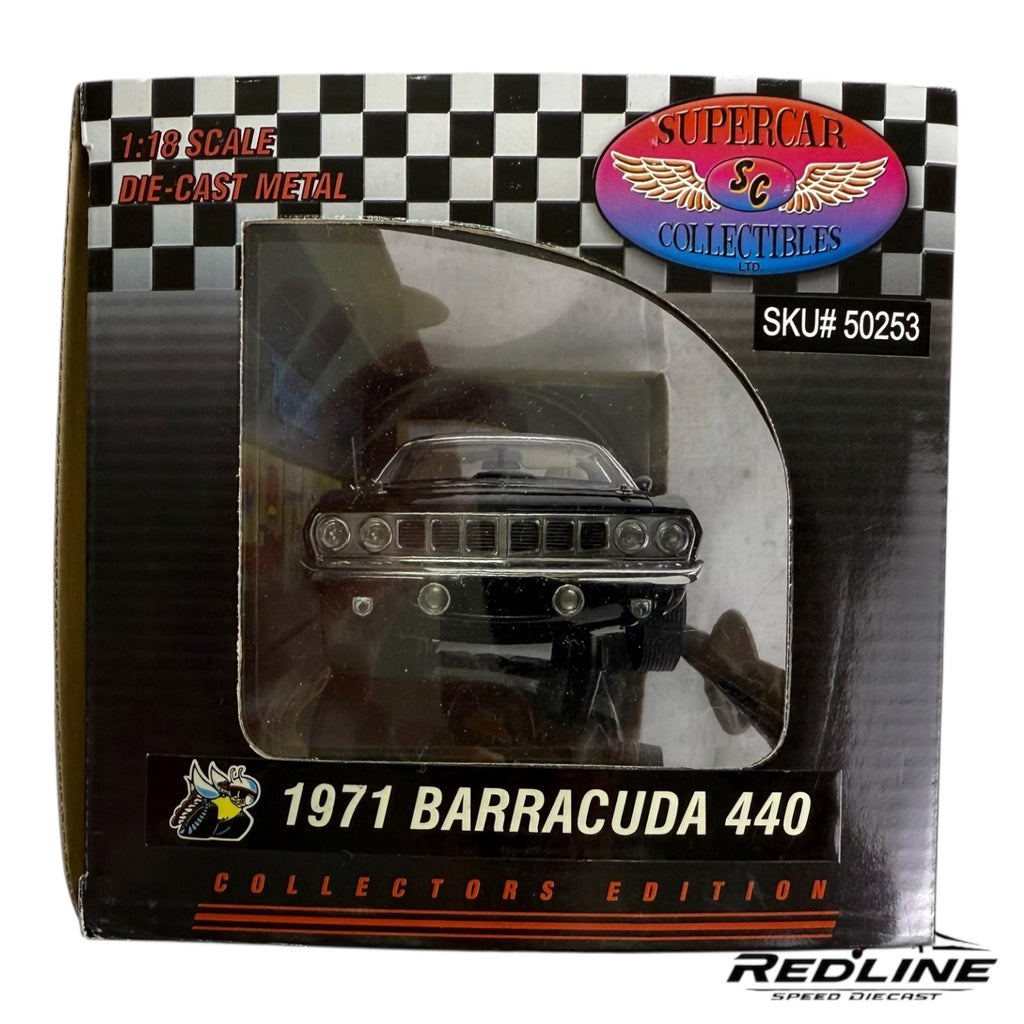 🇺🇸SUPERCAR COLLECTIBLES Highway 61 1971 Plymouth Barracuda 440 1:18 B3🇺🇸