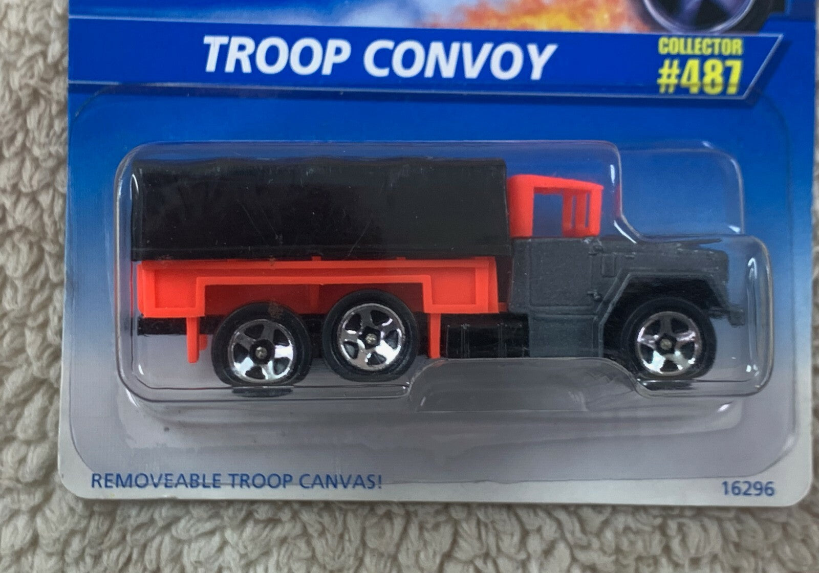 *******Hot Wheels Troop Convoy Removeable Troop Canvas 487 16296-0911 HW05******