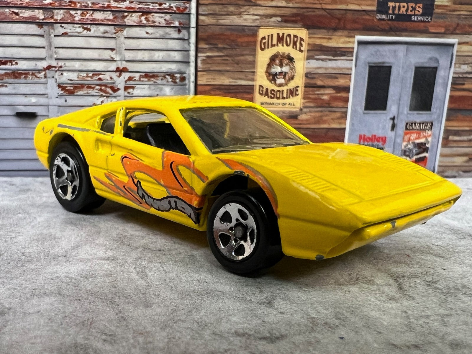 🇮🇹🇮🇹 Hot Wheels Ferrari Racebait 308 Tornado Twister Yellow C14🇮🇹🇮🇹