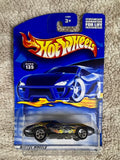 🔥🔥🔥2001 Hot Wheels Collector #135 CORVETTE STINGRAY Black W/Flames HW19🔥🔥🔥
