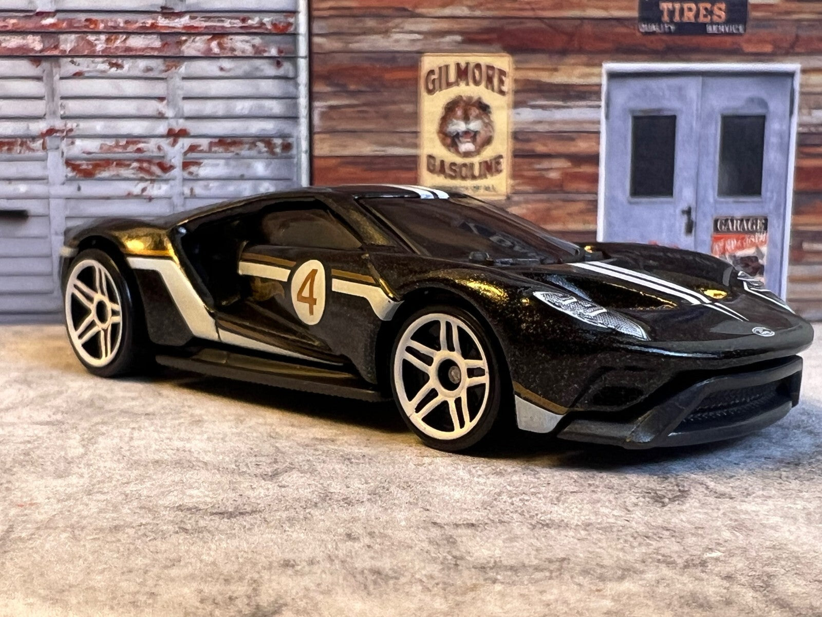 🇺🇸🇺🇸🇺🇸HOT WHEELS 17 FORD GT Then & Now Black C4 🇺🇸🇺🇸🇺🇸