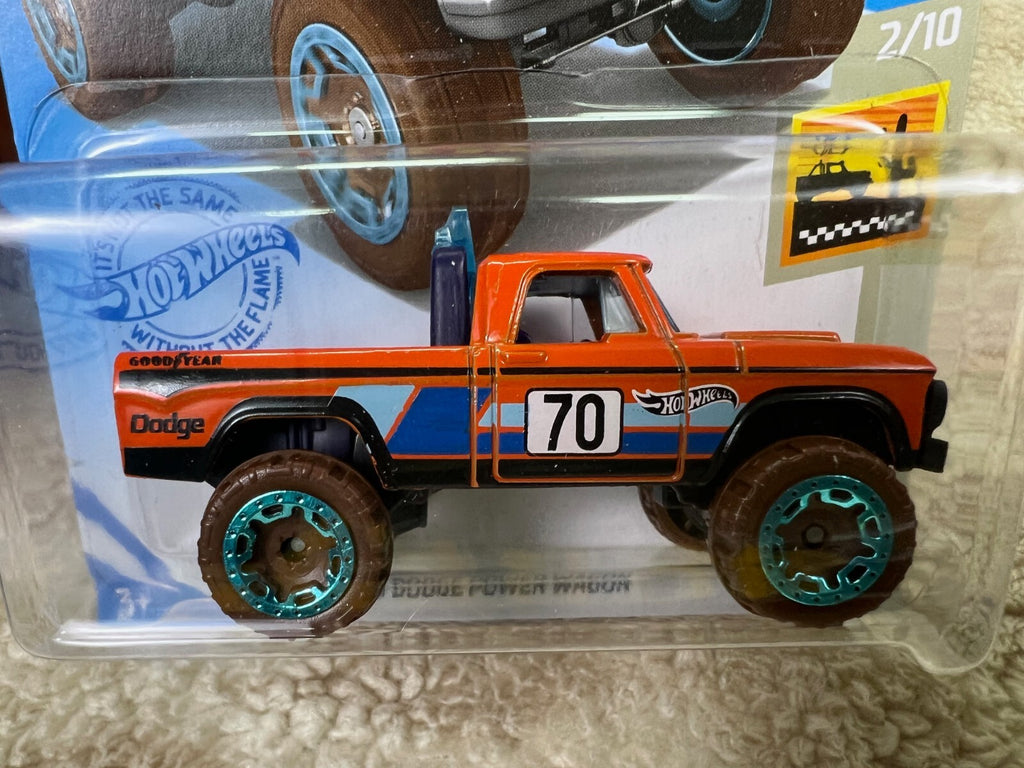 🇺🇸🇺🇸Hot Wheels '70 Dodge Power Wagon Orange Baja Blazers HW18🇺🇸🇺🇸