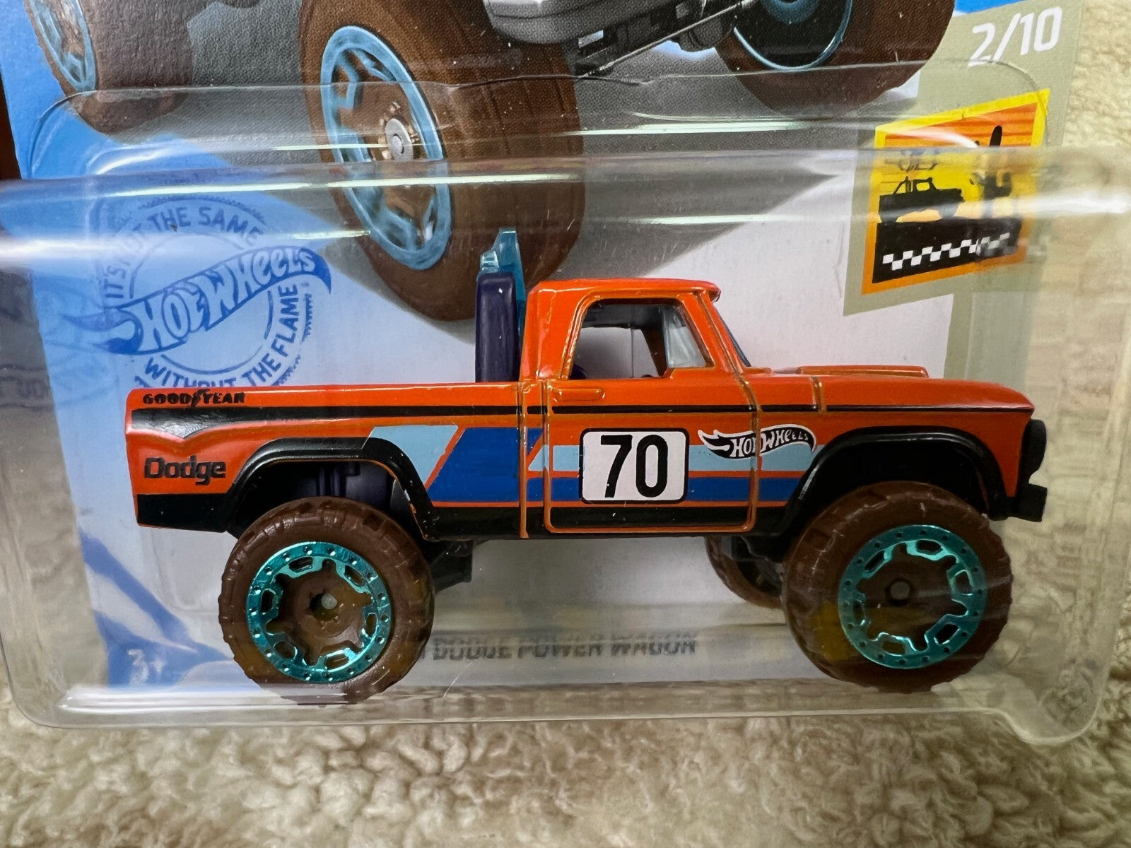 🇺🇸🇺🇸Hot Wheels '70 Dodge Power Wagon Orange Baja Blazers HW18🇺🇸🇺🇸