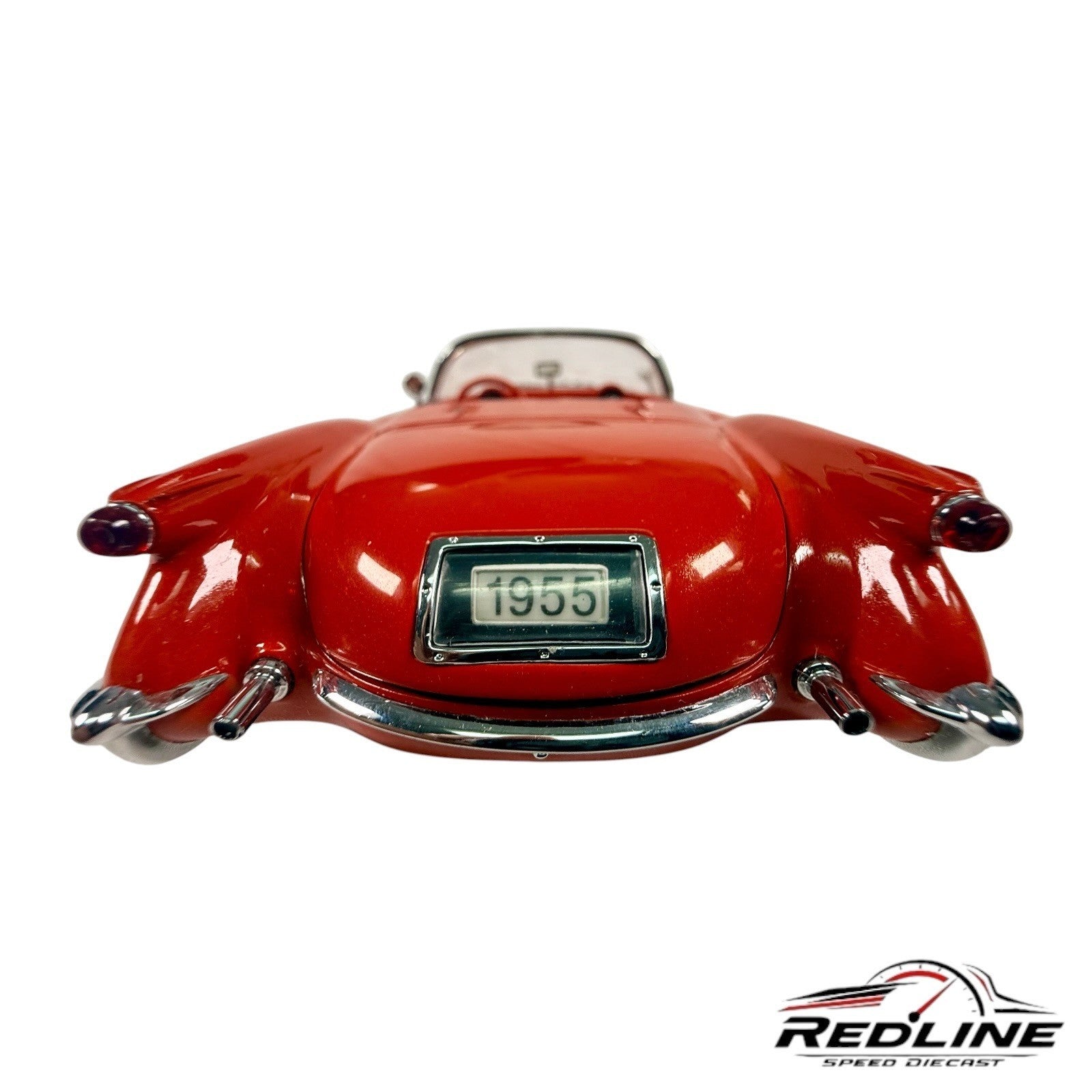 🇺🇸Danbury Mint Limited Edition 1955 Chevrolet Corvette Red 1:24 C2🇺🇸