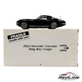 🦅🦅Danbury Mint 1963 Chevrolet Corvette Sting Ray Coupe Black 1/24 C2🦅🦅