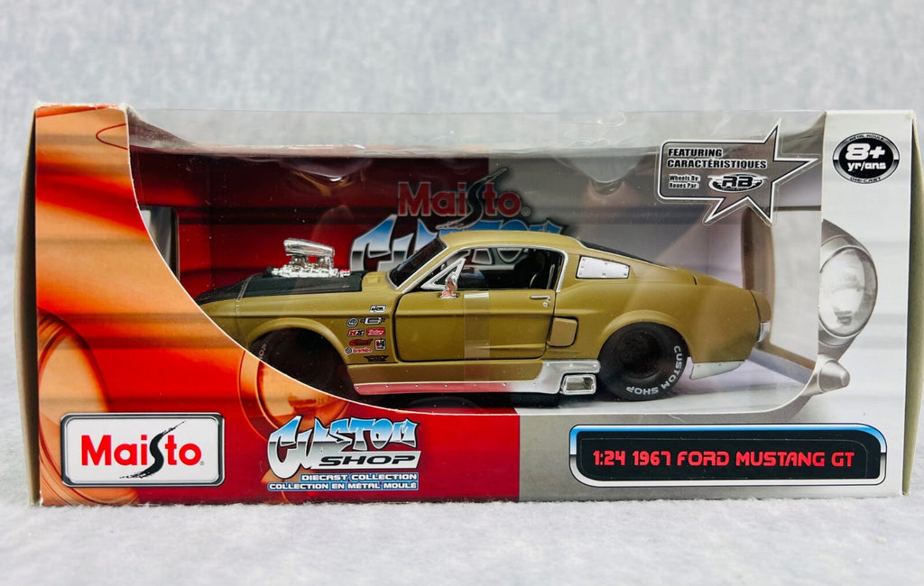 🏁🏁Maisto 1967 Ford Mustang GT 1/24 Scale Custom Shop🏁🏁