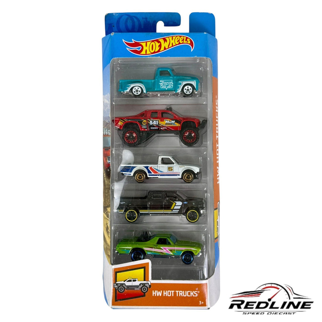 🔥🔥🔥Hot Wheels HW Hot Trucks 5 Pack Ford F-150 D3🔥🔥🔥