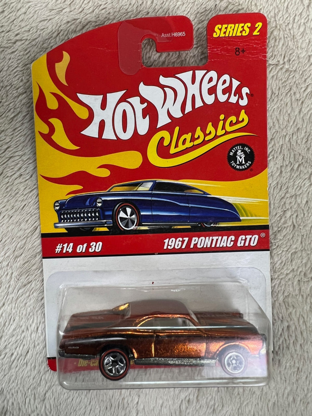🔥🔥🔥🔥Hot Wheels Classics Series 2 1967 Pontiac GTO 1/64 Scale HW13🔥🔥🔥🔥
