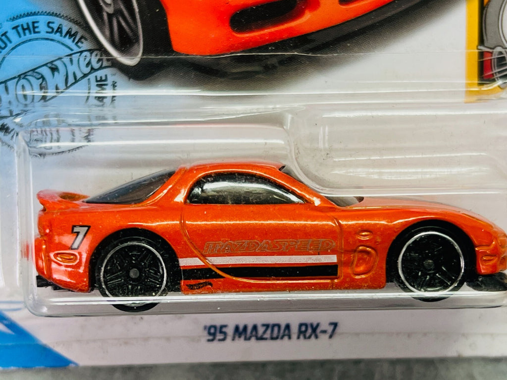 🎌🎌🎌Hot Wheels HW Turbo Orange ‘95 Mazda RX-7 H25🎌🎌🎌