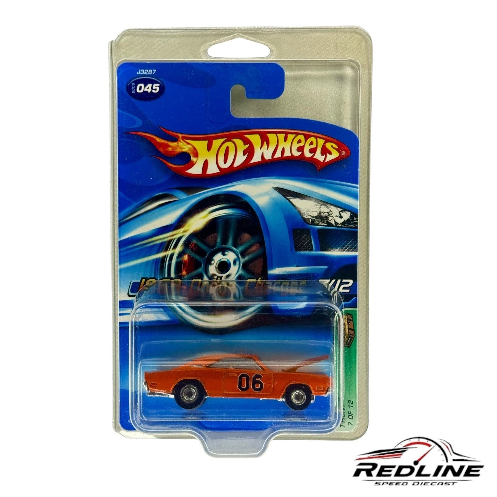 🇺🇸Hot Wheels 1969 Dodge Charger Treasure Hunt Orange 7/12 H31🇺🇸
