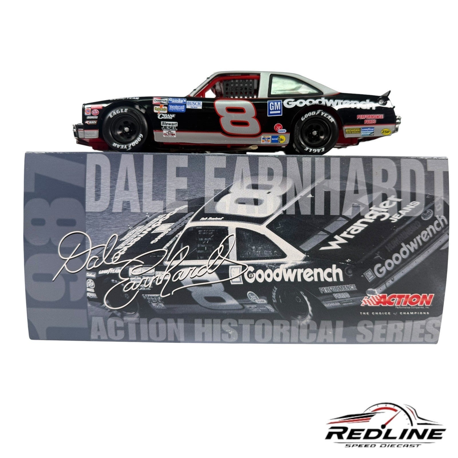 🏁Action Historical Series  Dale Earnhardt GM Goodwrench Chevrolet Nova 1:24 D1