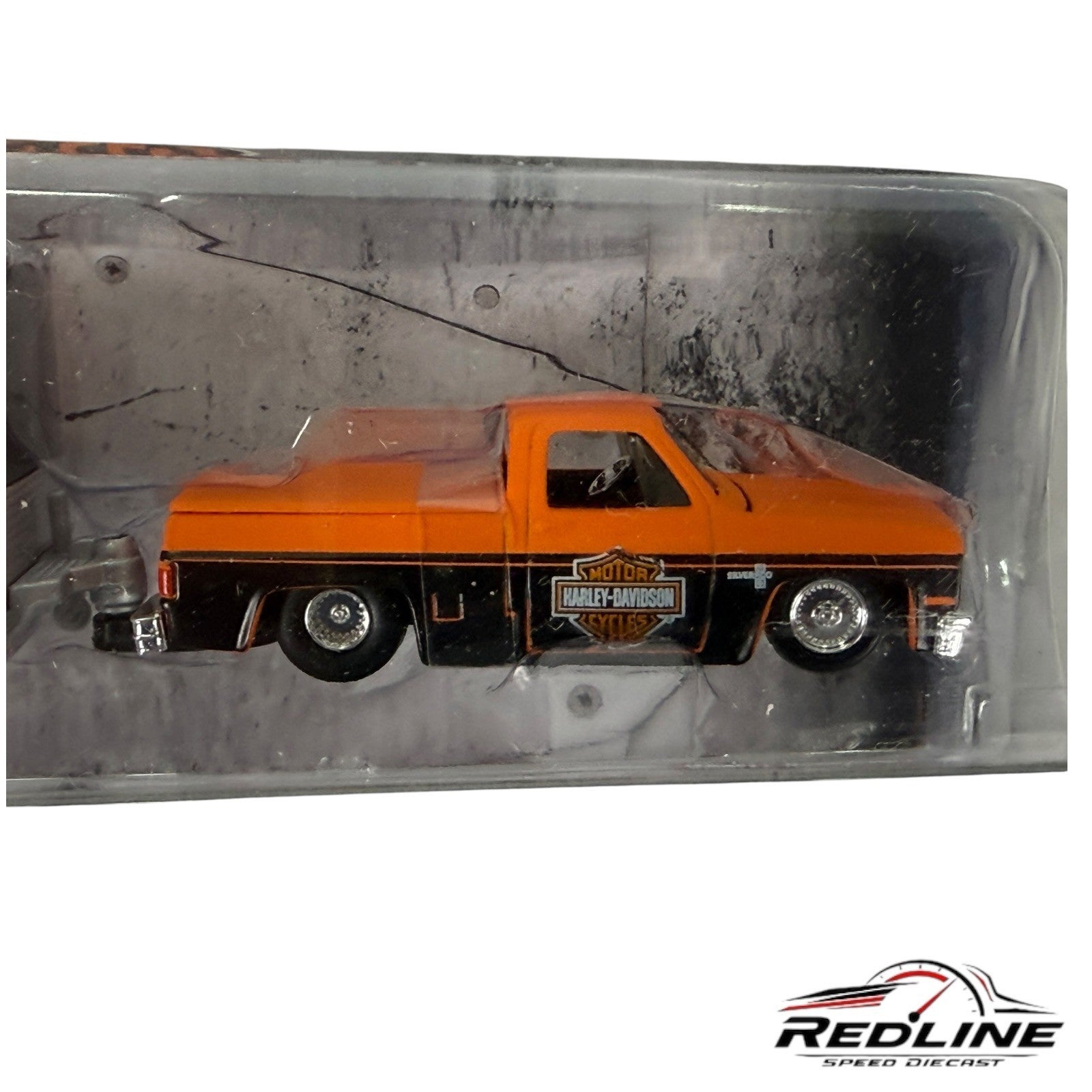 🦅🦅Maisto Harley-Davidson 1987 Chevy Pickup & Trailer Black/ORANGE 1:64 H9🦅🦅