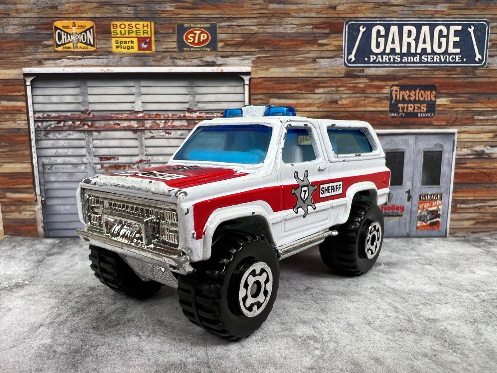 🚨🚨🚨Matchbox 1983 Sheriff 4x4 Chevy Blazer  Toy Truck C8🚨🚨🚨