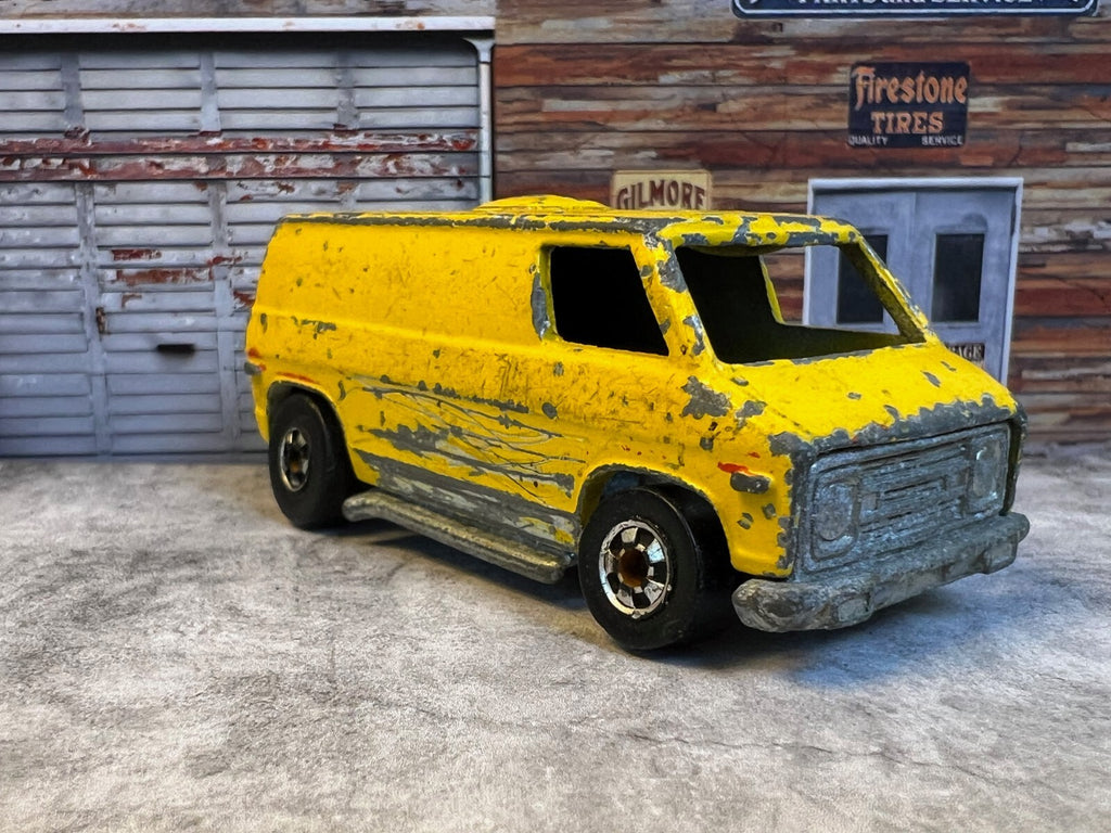 🔥1974 Hot Wheels Blackwall Super Van Yellow Paramedic Ambulance Hong Kong c5🔥