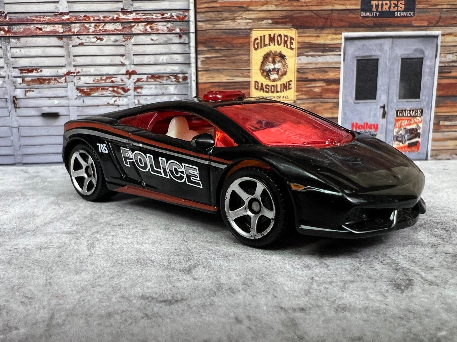 🇮🇹🇮🇹🇮🇹Matchbox Lamborghini Gallardo LP560 Police Black C13🇮🇹🇮🇹🇮🇹