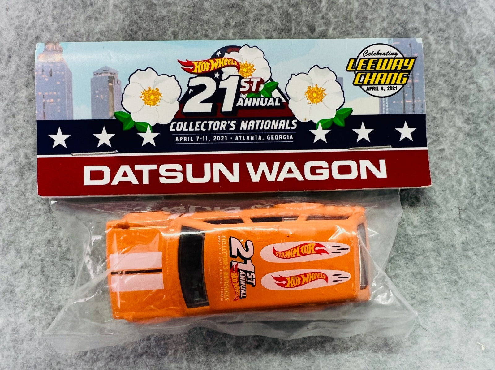 🎌🎌Hot Wheels 21st Annual Collectors Nationals Leeway Chang Datsun Wagon🎌🎌