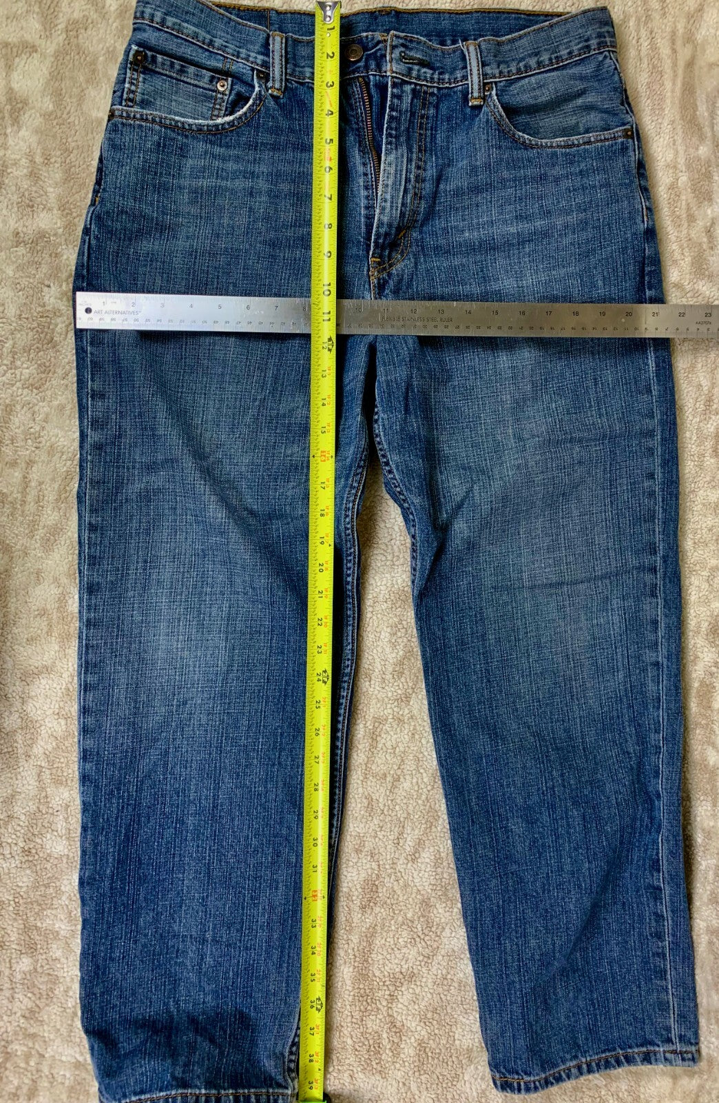 *****Levi's Strauss Co 550 Mens Jeans Blue Size 34x30 Relaxed Fit NICE******