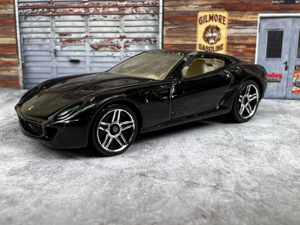 🇮🇹🇮🇹🇮🇹Hot Wheels Ferrari 599 GTB black 2007 New Models C3🇮🇹🇮🇹🇮🇹