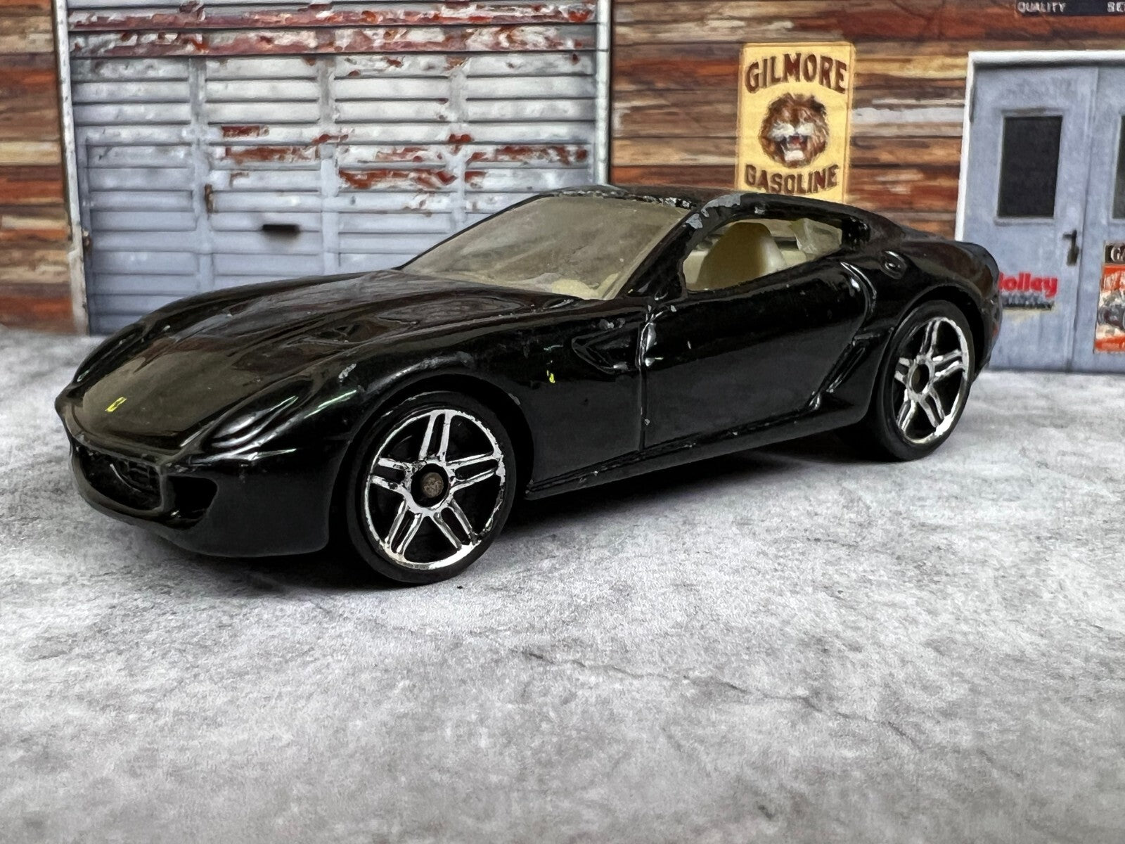🇮🇹🇮🇹🇮🇹Hot Wheels Ferrari 599 GTB black 2007 New Models C3🇮🇹🇮🇹🇮🇹